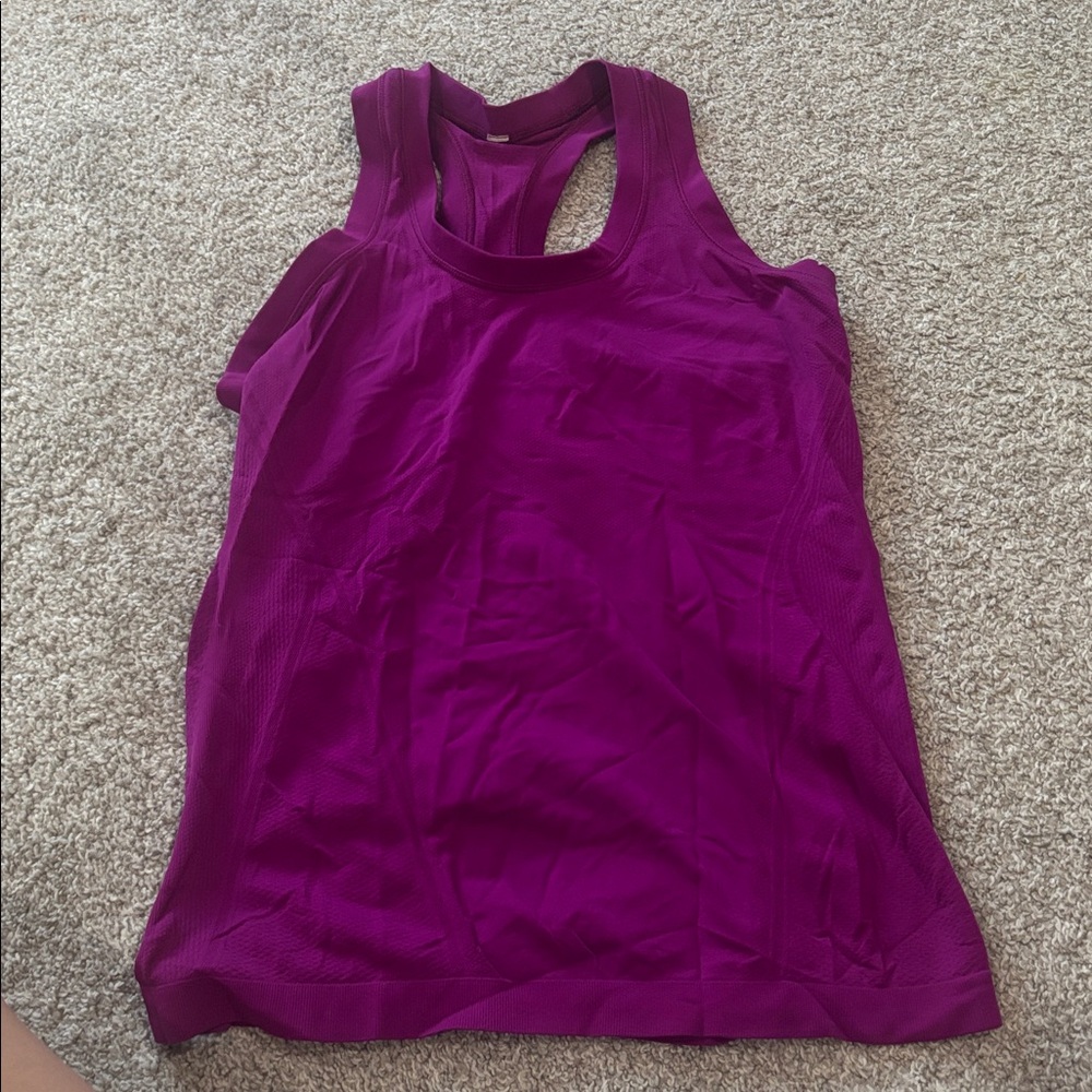Lululemon Athletica Magenta Racerback Tank